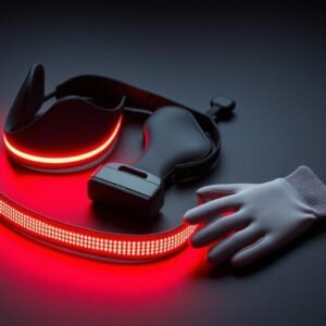 Red Light Masks, Belts, and Gloves